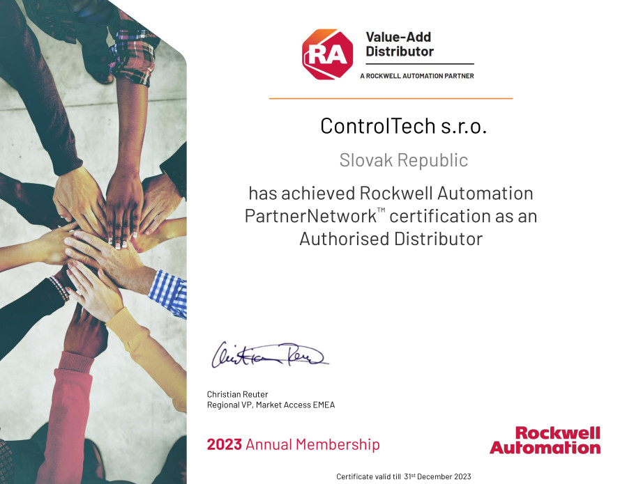 Authorized Distributor Partner Certificates Slovakia