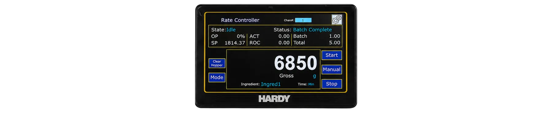 Kontrolér HI6850-CMFC pro přesné kontinuální dávkování