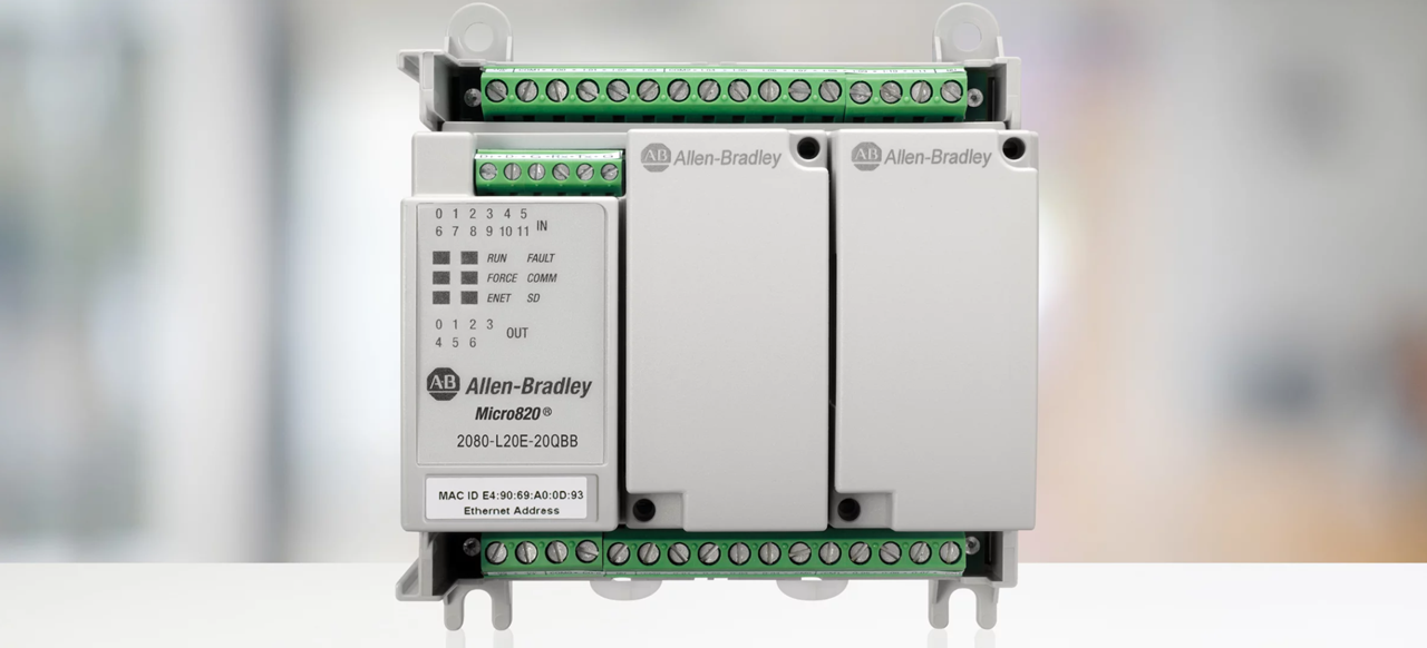 Micro820® L20E: rychlejší, chytřejší a s USB-C